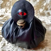 Dungeons and Dragons Leather Regular Dice Bag DnD Dicebag Coin Pouch LARP Bag for DnD Gifts RPG Gift Props larping