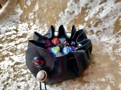 Dungeons and Dragons Leather Regular Dice Bag DnD Dicebag Coin Pouch LARP Bag for DnD Gifts RPG Gift Props larping - Image 3