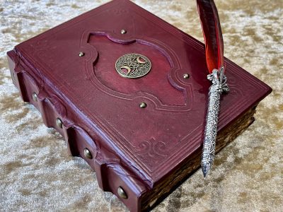 Fantasy Celtic Trinity Knot Tome Book of Shadows BOS Notebook Journal with Deckled Parchment for Witchcraft Christmas gifts - Image 4