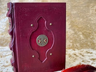 Fantasy Celtic Trinity Knot Tome Book of Shadows BOS Notebook Journal with Deckled Parchment for Witchcraft Christmas gifts - Image 6