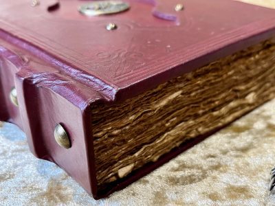 Fantasy Celtic Trinity Knot Tome Book of Shadows BOS Notebook Journal with Deckled Parchment for Witchcraft Christmas gifts - Image 7
