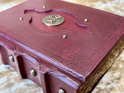 Fantasy Celtic Trinity Knot Tome Book of Shadows BOS Notebook Journal with Deckled Parchment for Witchcraft Christmas gifts - Image 8