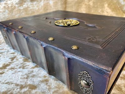 Leather Binder A4 Fantasy Celtic Cross Viking, Witchcraft, D&D, RPG, Prop, Tome Book Grimoire gift - Image 2