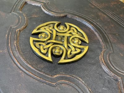 Leather Binder A4 Fantasy Celtic Cross Viking, Witchcraft, D&D, RPG, Prop, Tome Book Grimoire gift - Image 7