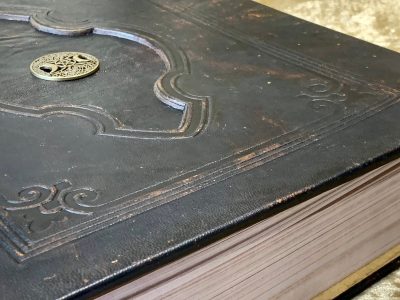 Leather Binder A4 Fantasy 'Triple Godess' Witchcraft, D&D, RPG, Prop, Tome Book Grimoire Blank - Image 2