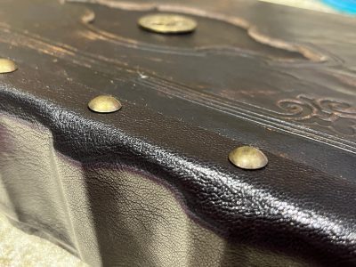 Leather Binder A4 Fantasy 'Triple Godess' Witchcraft, D&D, RPG, Prop, Tome Book Grimoire Blank - Image 5