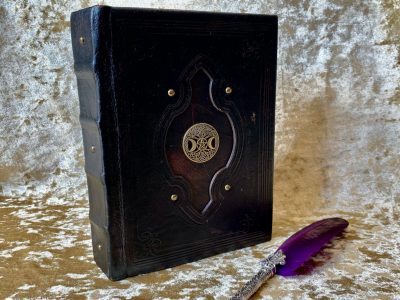 Leather Notebook BOS Book of Shadows Spell Book Old Antique Grimoire Tome Journal with Blank Parchment Dungeons and Dragons for witchcraft - Image 7