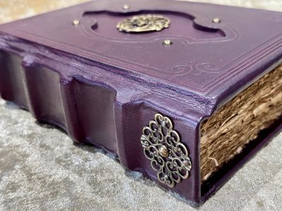 Leather Notebook Fantasy Celtic Trinity Knot Tome Book of Shadows BOS Journal with Deckled A5 Parchment for Witchcraft Christmas gifts - Image 4