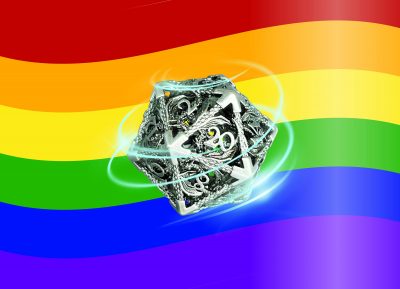 LGBT A5 Greeting Card with Gold Metallic Envelope Dungeons and Dragons. Fantasy rpg for DnD Gifts RPG Gift Props Christmas gifts - Image 2