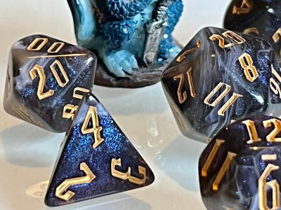 Magical Darkness Polyhedral Dice for RPG Gamers like Dungeons and Dragons and Pathfinder. DnD Gifts RPG Gift - Image 4