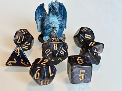 Magical Darkness Polyhedral Dice for RPG Gamers like Dungeons and Dragons and Pathfinder. DnD Gifts RPG Gift - Image 6