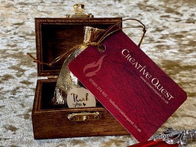 Mystery Bag of Dice Chest Lucky Dip Polyhedral Dice set for RPG Games like Dungeons and Dragons and Pathfinder. DnD Gifts RPG Gift
