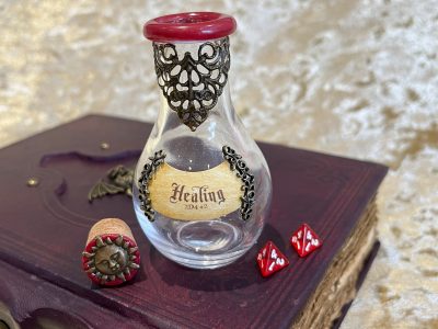 Potion of Healing Dungeons and Dragons for RPG gift Props bottles gifts. Beautifully crafted Potion Bottle. Get back into the fight.