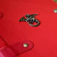 Notebook Fantasy Dragon Journal Dungeons and Dragons Dragon Metal Red Dragon for Dnd and Pathfinder Notes