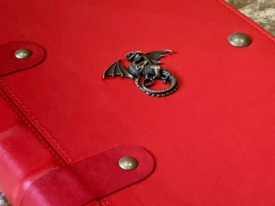 Notebook Fantasy Dragon Journal Dungeons and Dragons Dragon Metal Red Dragon for Dnd and Pathfinder Notes