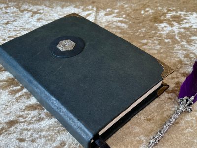 Notebook Journal Dungeons and Dragons Dragon Metal Lone Wolf for Dnd and Pathfinder Notes Vegan Leather - Image 3