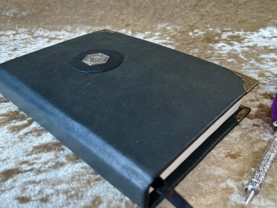 Notebook Journal Dungeons and Dragons Dragon Metal Lone Wolf for Dnd and Pathfinder Notes Vegan Leather - Image 4