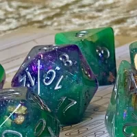 Poisoned Chalice Polyhedral Dice for RPG Games like Dungeons and Dragons and Pathfinder. DnD Gifts RPG Gift