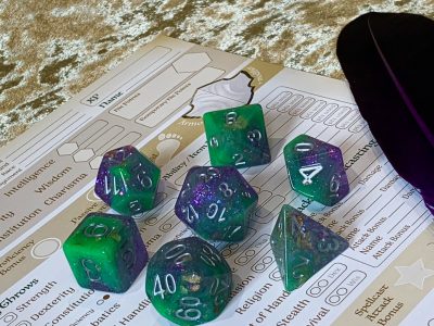 Poisoned Chalice Polyhedral Dice for RPG Games like Dungeons and Dragons and Pathfinder. DnD Gifts RPG Gift - Image 5