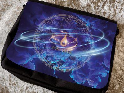 Sorcerer Messenger Bag Dungeons and Dragons. Fantasy rpg Bag LARGE Dnd shoulder Messenger Bag for DnD Gifts RPG Gift Props Christmas Gifts