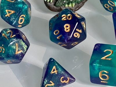 Spellbound Polyhedral Dice for RPG Games like Dungeons and Dragons and Pathfinder. DnD Gifts RPG Gift - Image 3