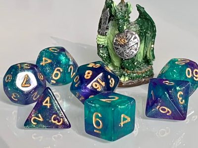 Spellbound Polyhedral Dice for RPG Games like Dungeons and Dragons and Pathfinder. DnD Gifts RPG Gift - Image 4