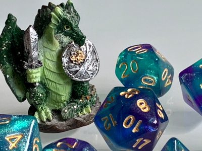 Spellbound Polyhedral Dice for RPG Games like Dungeons and Dragons and Pathfinder. DnD Gifts RPG Gift - Image 5