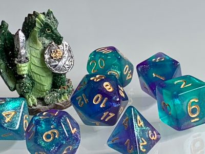 Spellbound Polyhedral Dice for RPG Games like Dungeons and Dragons and Pathfinder. DnD Gifts RPG Gift - Image 6