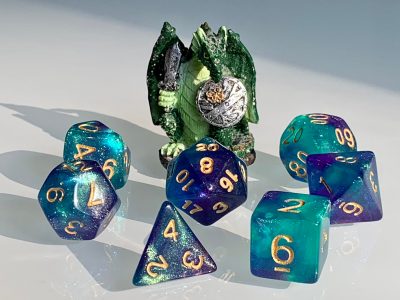 Spellbound Polyhedral Dice for RPG Games like Dungeons and Dragons and Pathfinder. DnD Gifts RPG Gift - Image 7