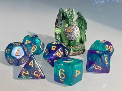Spellbound Polyhedral Dice for RPG Games like Dungeons and Dragons and Pathfinder. DnD Gifts RPG Gift - Image 8