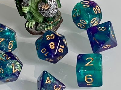 Spellbound Polyhedral Dice for RPG Games like Dungeons and Dragons and Pathfinder. DnD Gifts RPG Gift - Image 9
