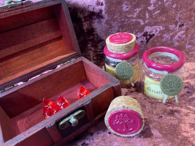 Trinket Chest box and DnD Dice Box for Dungeons and Dragons - Embossed - Image 6