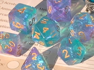 Twilight Shimmer Polyhedral Dice