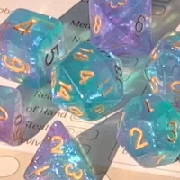 Twilight Shimmer Polyhedral Dice