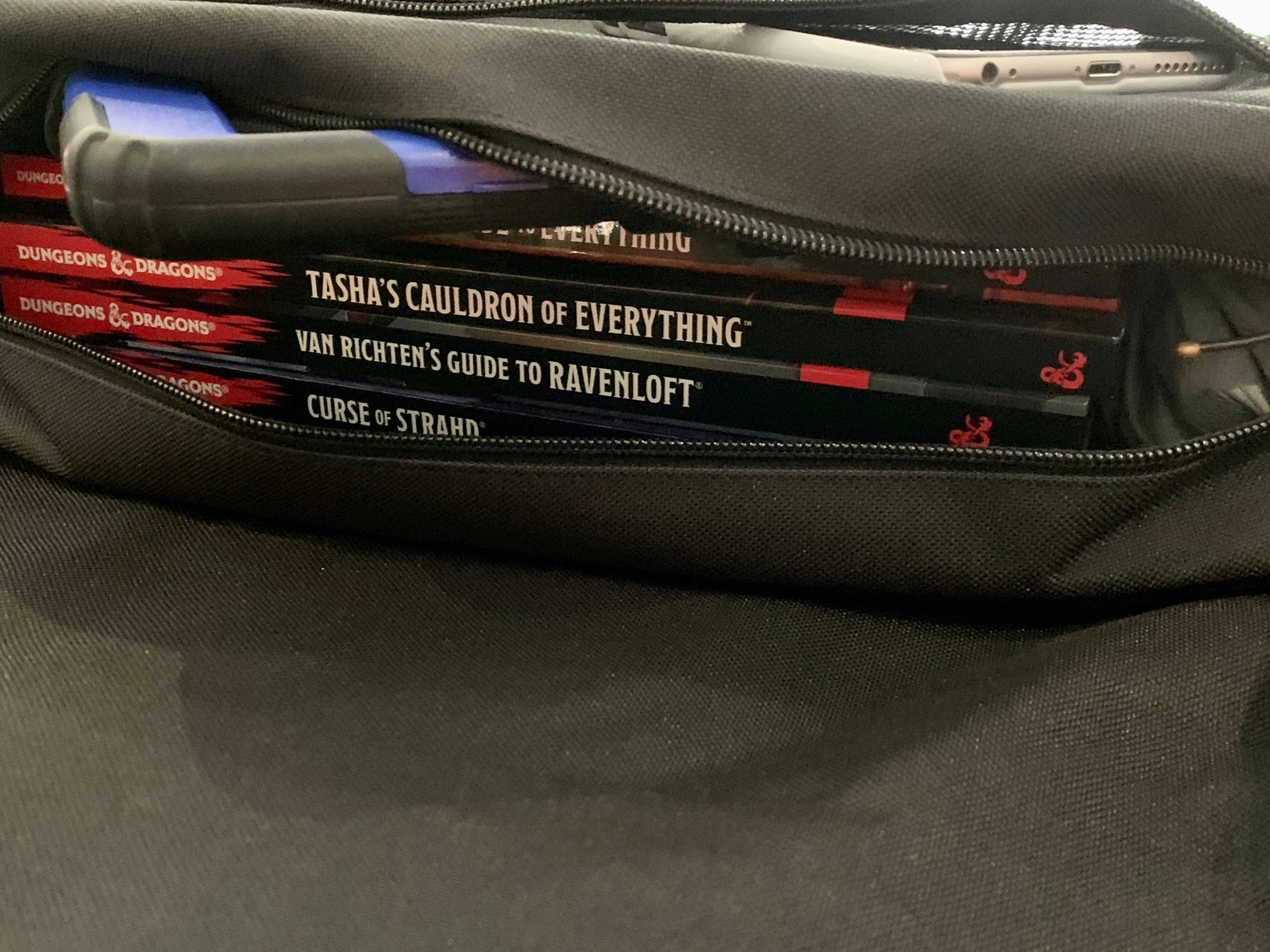 Warlock Messenger Bag Dungeons and Dragons. Fantasy rpg Bag LARGE Dnd