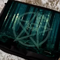 Witch Pagan Witchcraft Messenger Bag LARGE shoulder Messenger Bag for Gifts
