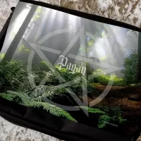 Witch Pagan Witchcraft Messenger Bag LARGE shoulder Messenger Bag for Gifts Christmas Gifts