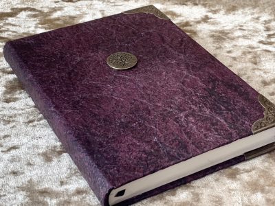 Witchcraft Tree of Life Notebook Journal Vegan Leather Look with Gold Shimmer Fantasy for Dnd and Pathfinder Notes - Image 3