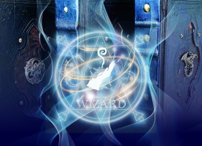 Wizard Mage A5 Greeting Card with Gold Metallic Envelope Dungeons and Dragons. Fantasy rpg for DnD Gifts RPG Gift Props Christmas gifts - Image 2
