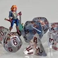 Bardic Inspiration Bard Class Polyhedral Dice for RPG Games like Dungeons and Dragons and Pathfinder. DnD Gift