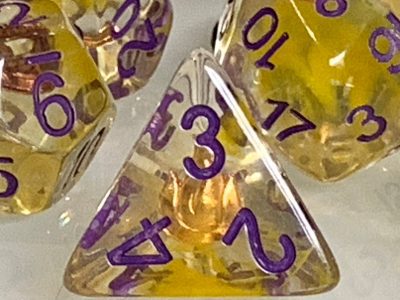Empowered Sorcerer Class Polyhedral Dice for RPG Games like Dungeons and Dragons and Pathfinder. DnD Gifts - Image 5