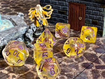 Empowered Sorcerer Class Polyhedral Dice for RPG Games like Dungeons and Dragons and Pathfinder. DnD Gifts - Image 9