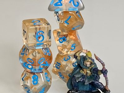 Sharp Shooter Ranger Class Polyhedral Dice for RPG Games like Dungeons and Dragons and Pathfinder. DnD Gifts - Image 3