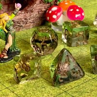 Wild Shape Druid Class Dice Polyhedral Set for RPG Games like Dungeons and Dragons and Pathfinder. A perfect gift