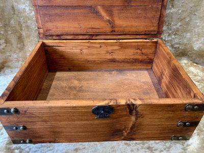 Wooden rpg box Chest Dungeons and Dragons Chest with metal Celtic Wicca Knot DnD Dice Box gift - Image 5