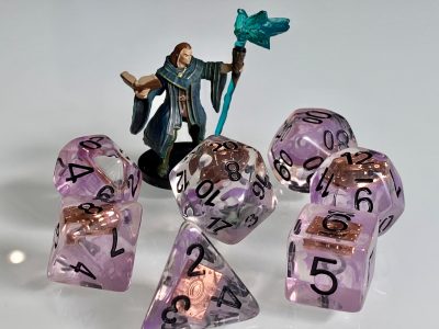 Tome Warlock Class Polyhedral Dice for RPG Games Dungeons and Dragons and Pathfinder Class Gifts