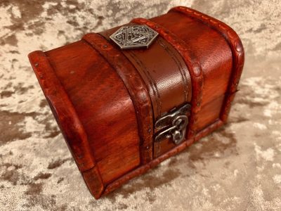Chest dice box D20 DnD Dice Box for Dungeons and Dragons - Small Chest