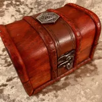 Chest dice box D20 DnD Dice Box for Dungeons and Dragons - Small Chest