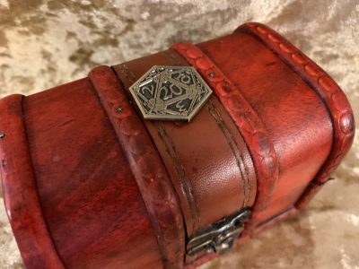 Chest dice box D20 DnD Dice Box for Dungeons and Dragons - Small Chest - Image 2