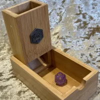 D20 Crit Collapsible Dice Tower for Dungeons and Dragons, Pathfinder, RPG, DM Gift for DnD